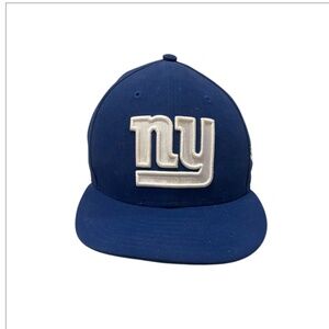 NFL Blue New York Giants Baseball Hat Men’s Fitted Size 7 3/8